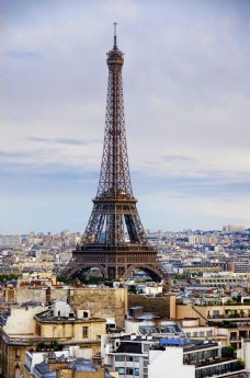 早晨巴黎铁塔