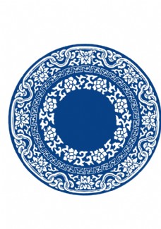 中国风设计青花纹理