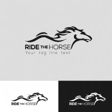 字体创意马logo设计