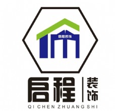 大自然装饰建筑公司logo
