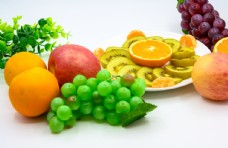 健康饮食水果与水果拼盘