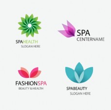 外国字体花瓣logo设计