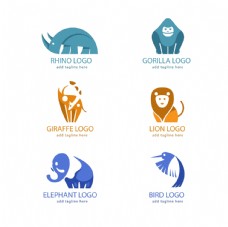 艺术字动物logo设计