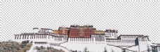 建筑素材西藏布达拉宫建筑海报素材