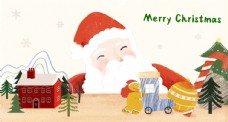 圣诞老人圣诞节活动动画素材