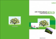 包装设计封面绿色封面相册封面设计
