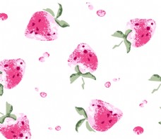 草莓印花
