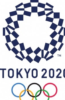 潮流素材2020年东京奥运会会徽