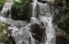 名山风景名山大川自然风景瀑布水滴