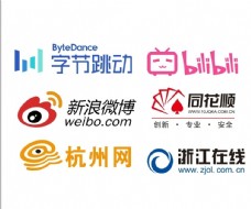 字体热门媒体logo