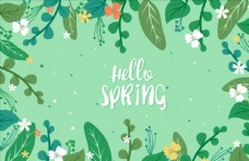 春季活动海报你好春天