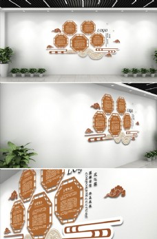 企业文化中国风文化墙