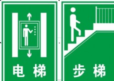 国际知名企业矢量LOGO标识电梯楼梯标识牌