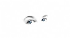 欧式花纹背景迷人的双眼眼神眼睛