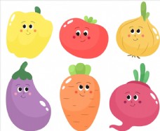 蔬果海报卡通蔬菜