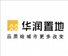 房地产背景华润置地logo