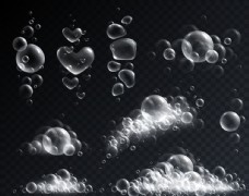 水珠素材泡泡