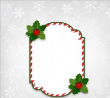 装饰品白色圣诞相框