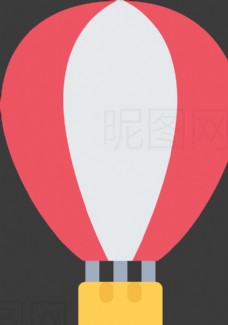 红跑车热气球