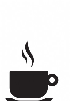 黑色彩页咖啡图标