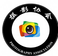 校服摄影协会logo相机