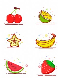 卡通水果