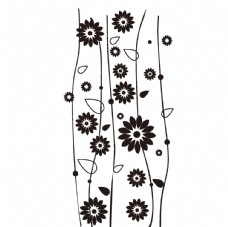 朵拉卡通现代古典花纹