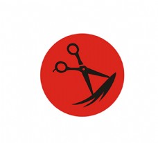 国外名家矢量LOGO理发店logo