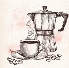 咖啡杯咖啡机