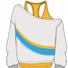 服装运动女士套衫瑜伽服运动服服装设计