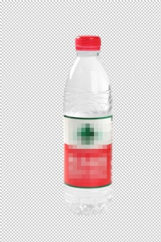 样机透明水瓶抠图矿泉水瓶