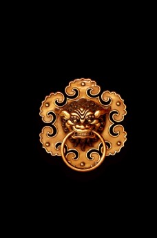 中华文化古典门牌门环铜门环古典元