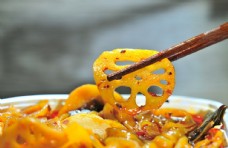 锅物料理藕片