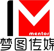 校服传媒公司logo标识标志