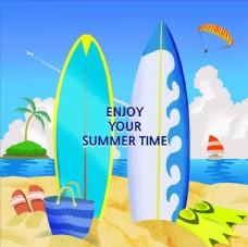 度假夏季海报