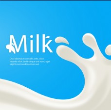 商品牛奶海报素材模板