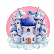 时尚梦幻卡通城堡
