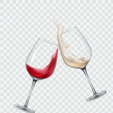 葡萄酒红酒酒杯矢量素材