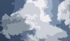 抽象蓝天白云