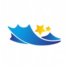 原创星星海浪logo