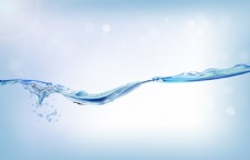 水珠素材动感水流透明水浪水素材