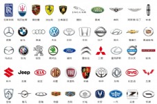 全球电视卡通形象矢量LOGO汽车logo汽车图标