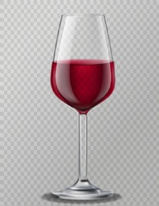 水珠素材葡萄酒杯