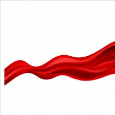 红色飘带素材红色彩带丝带丝绸
