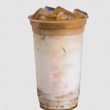 水珠素材鲜奶冰咖啡