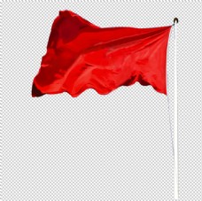 旗帜飘扬飞舞红色海报素材