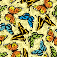 墙纸矢量蝴蝶