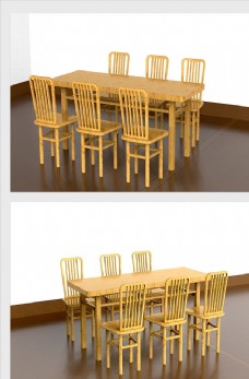 家具广告桌子模型
