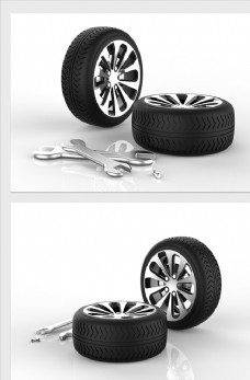 家具广告轮胎模型