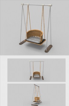 家具广告吊椅模型